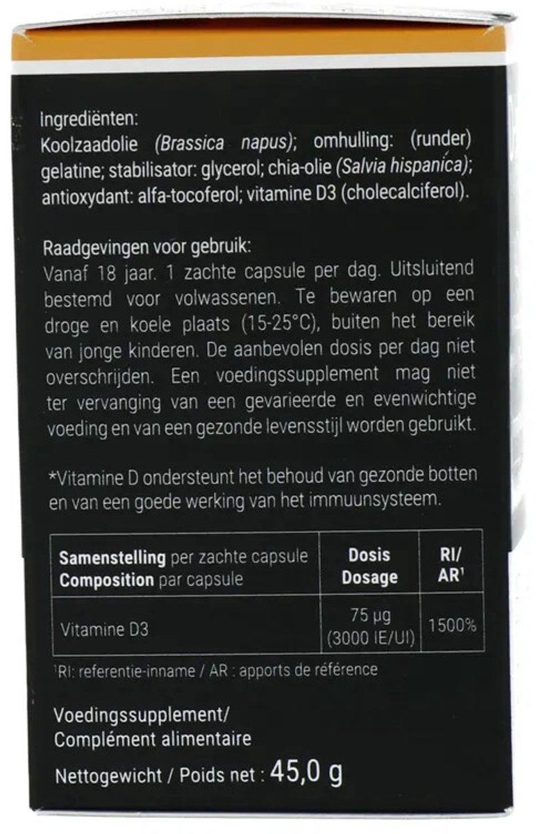 ixX Pharma D-ixX 3000 120 softgels