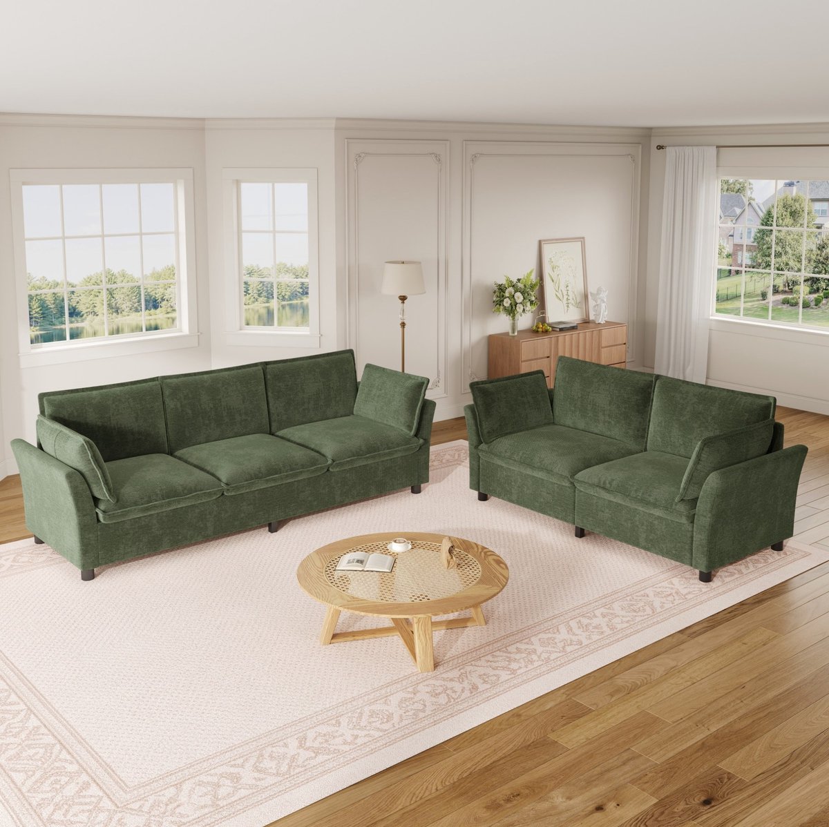 HAUSS SPOLE Bankstel - Modulair 3+2-Zits Sofa - Vrij Combineerbaar Met Kussens - Voor Woon