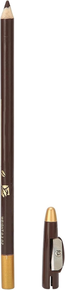 Beard Liner Potlood met Slijper voor Perfecte Baardvorm - Ideaal voor Thuis en Salon (Donkerbruin)