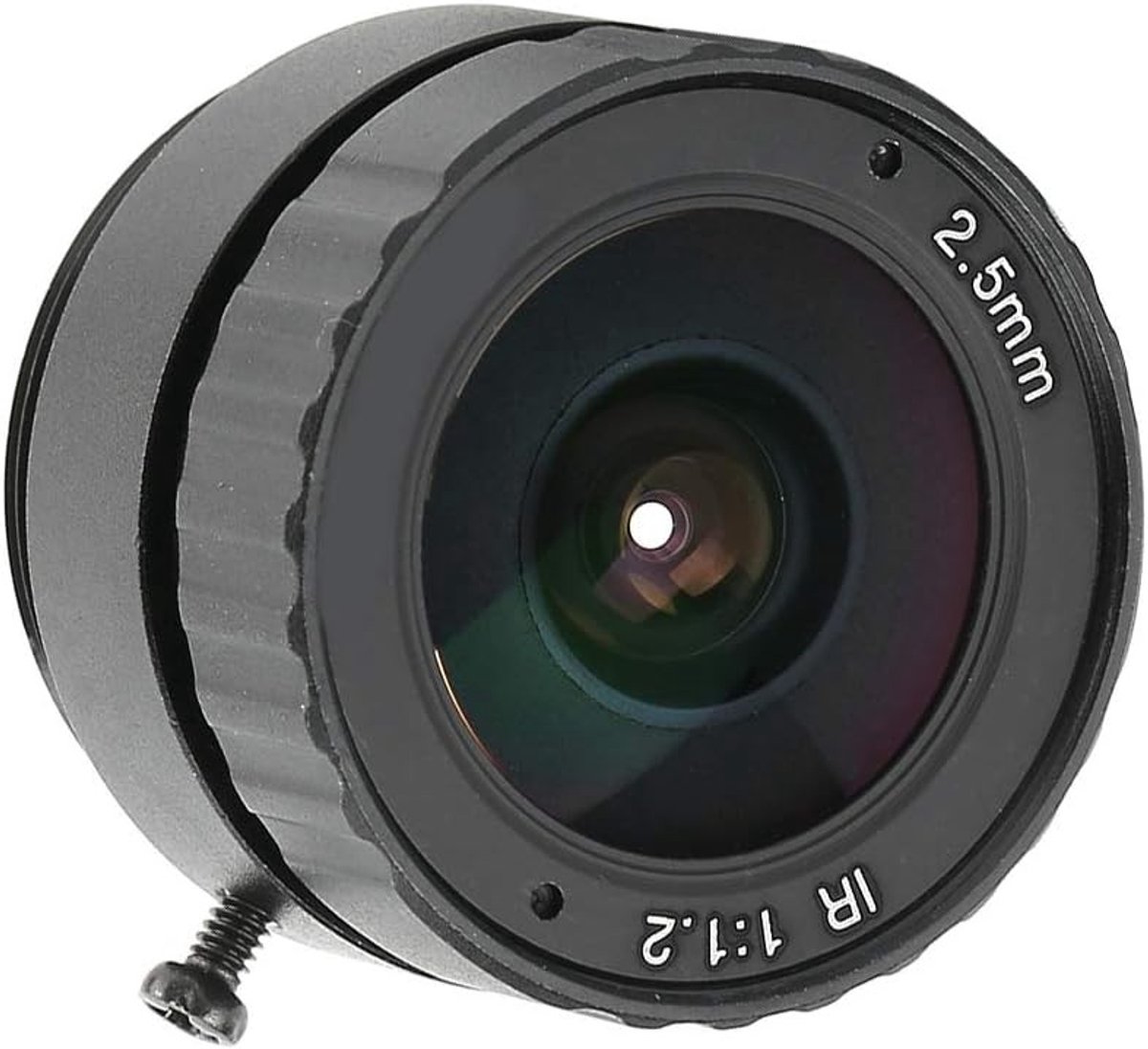 Hoogwaardige 2.5 mm 3MP CS Camera Lens voor Duidelijke Beelden, Vast Brandpunt, Ideaal voor Opnames en Reflecties van Beweging