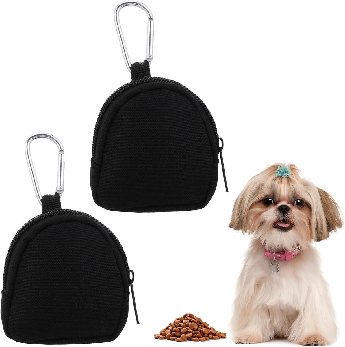 Honden traktaties tasjes voor training - Herbruikbare draagbare honden traktatentas voor buitengebruik, ideaal voor reizen en training