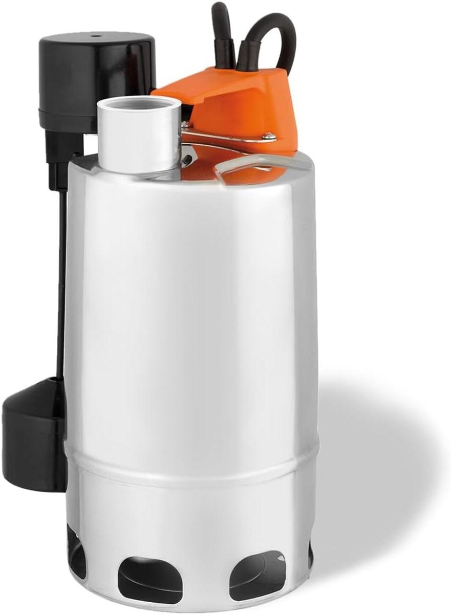 Dompelpomp - Afvoerpomp - Kelder Leegpompen - RVS Met Vlotter - 10800 L/U - Grijs