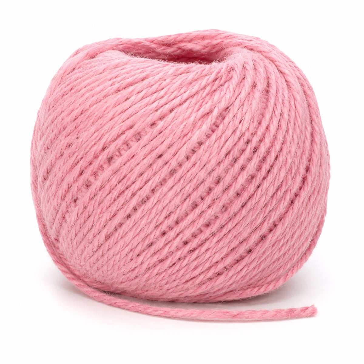VHV - Tuinbindtouw - Jute Touw 100 m x 3 mm - Roze - Voor Planten en Cadeaus