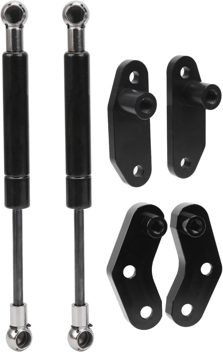Iron Door Opener Kit voor Can-Am Maverick X3 2017-2020 - Zwart Geanodiseerd, Inclusief Beugels en Schroeven voor Voor- en Achterdeuren