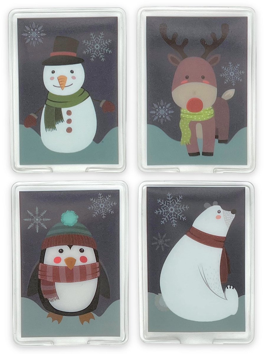Inovra- Handwarmers Oplaadbaar - Herbruikbare Handwarmers - Set van 4 - Tot 55 °C Warmte - Huidvriendelijke Kunststof Hoes - Perfect voor Koude Dagen - Zakwarmers