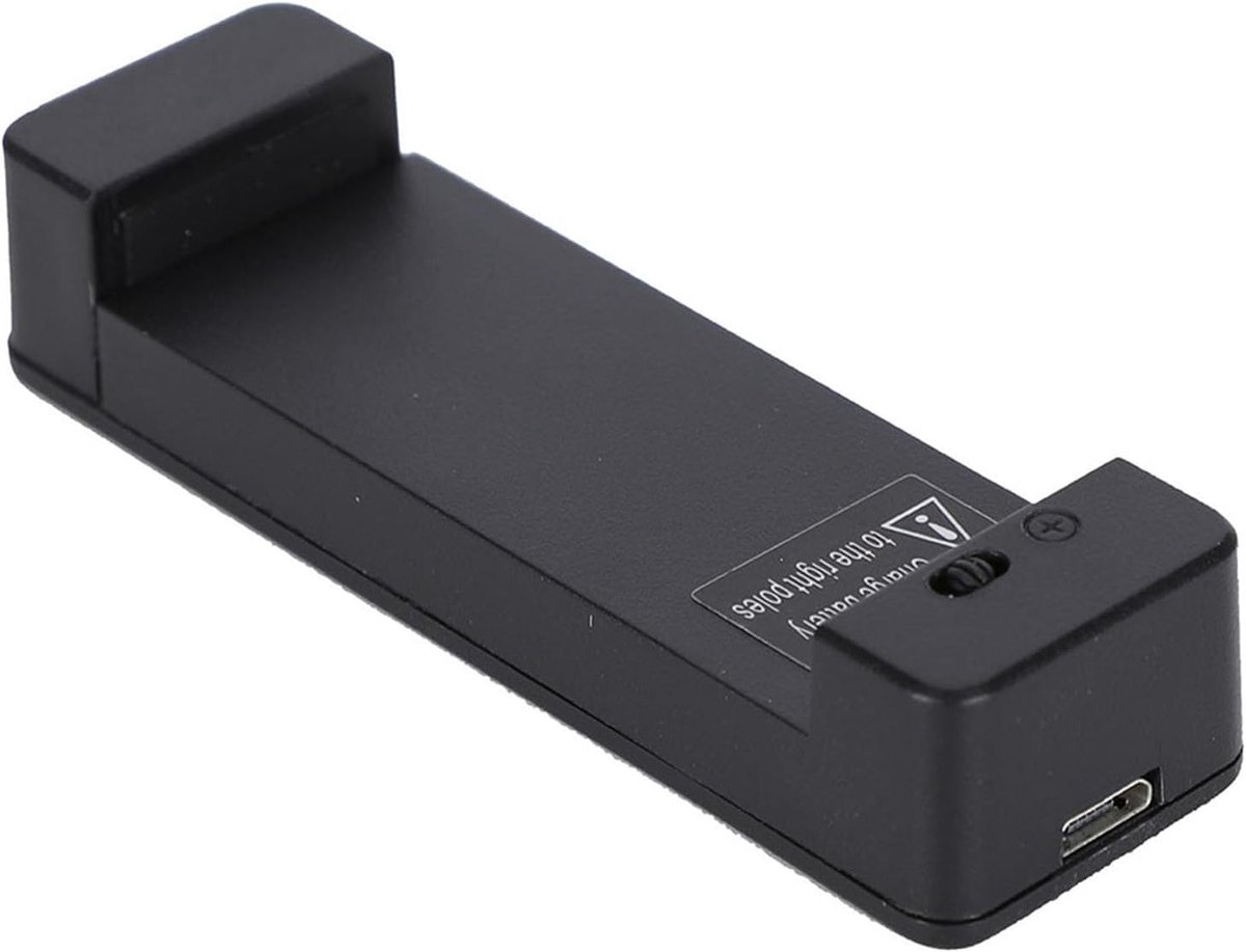 Thijox - LED-indicator Externe Batterijlader Universeel voor S3 S4 Smartphones, Zwart, 4,35V Output, Compact en Lichtgewicht, Ideaal voor Thuis en Op