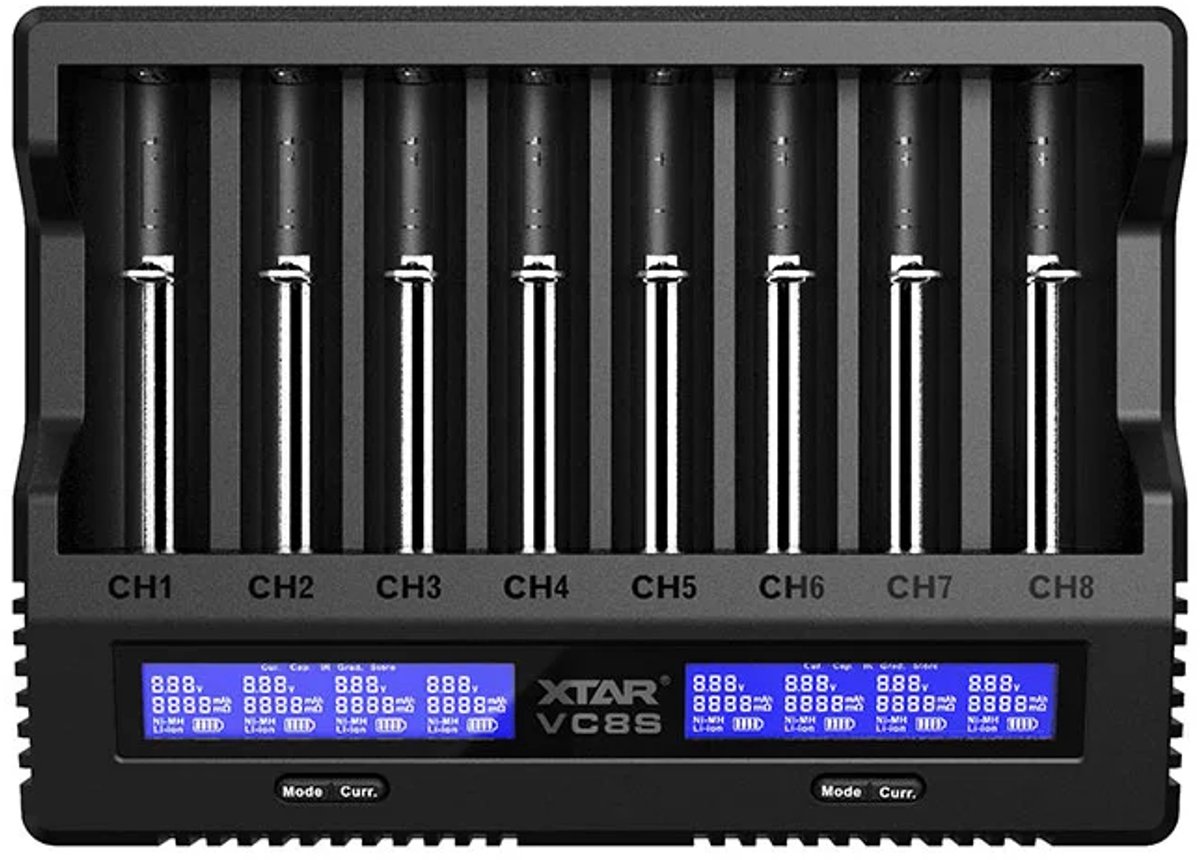 Xtar VC8S KT charger, 1*A-C USB Cable