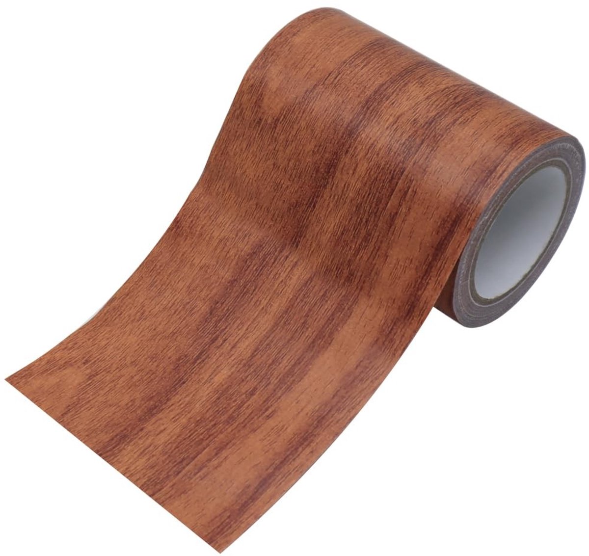 Houtlook zelfklevende tape 8 cm x 4,57 m voor het repareren van laminaatvloeren, meubels e