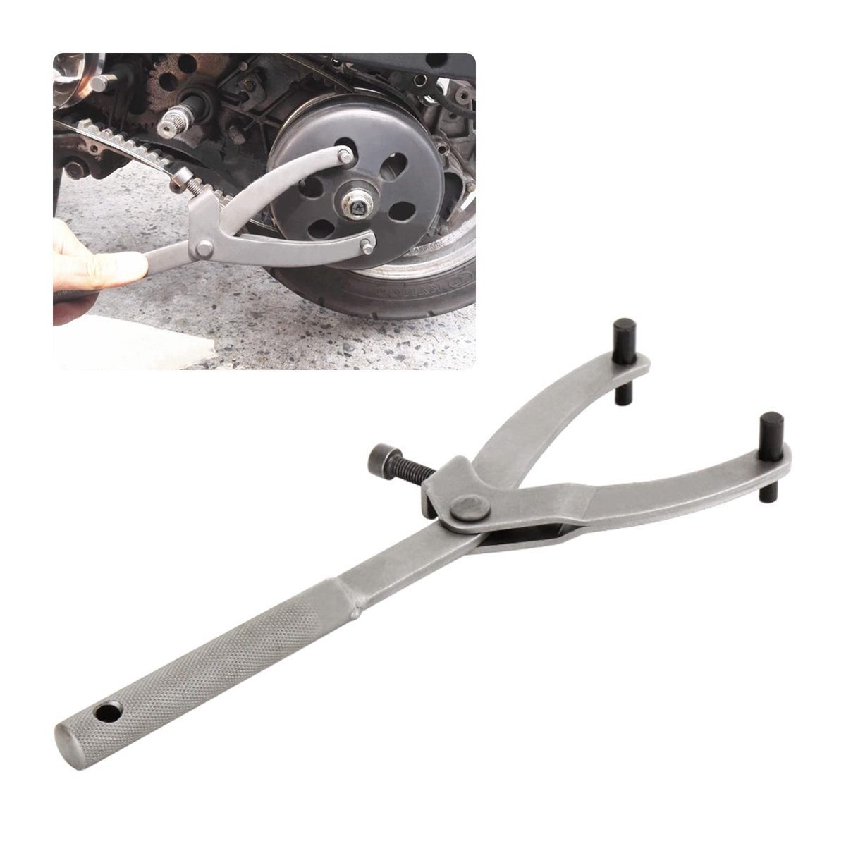 Houdergereedschap, koppeling, vliegwiel, blokkeergereedschap, koppeling, sleutel, gereedschap, variomatic, blokkeergereedschap, koppeling, voor motorfiets, scooter, motoraccessoires