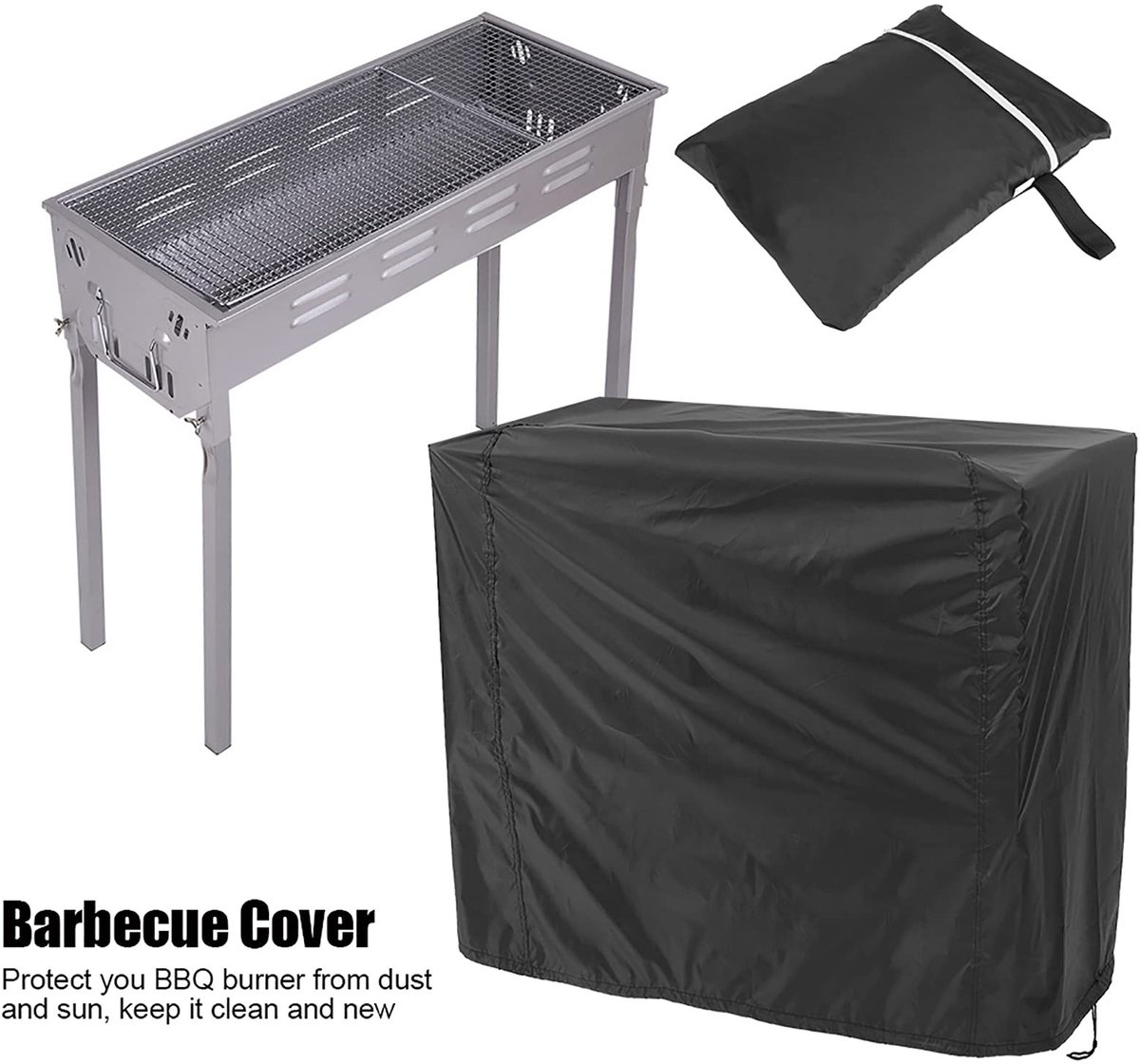 Dailygoods- Grillhoes Waterdicht - BBQ Hoes - Barbecuehoes - Tuin Patio Bescherming - Duurzaam Polyester - 80x66x100cm