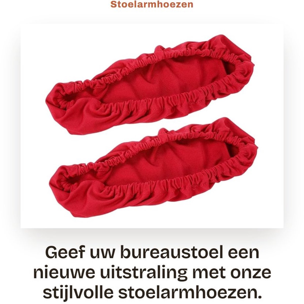 Dailygoods- Stoelarmhoezen - Armleuningenbescherming - 92% Polyester/8% Elastaan - Geschikt voor Bureaustoelen - Comfortabel en Elastisch - Universeel Gebruik - Armleuningen