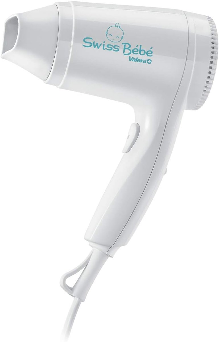 Thijox - Baby Haardroger 500 Watt - Veilig en Zacht voor Babyhaar - Ideaal voor Kinderen - Wit - Perfect voor Thuisgebruik en Onderweg