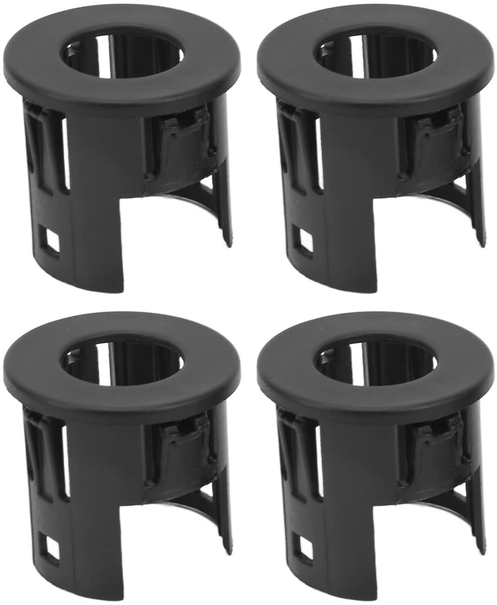 SnelShoppen - 4 Stuks Parkeerhulp Sensor Bezels Vervanging ABS Voor Dodge 1500 & Ram1500 Classic 2014-2019 - Achter Parkeerhulp Alarm Sensor Beugel