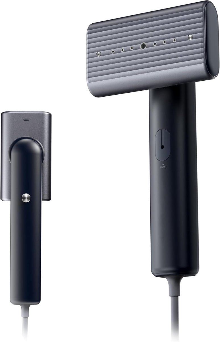 Thijox - Draagbare Kledingstomer 2-in-1 Strijkijzer en Stoompan, Mini Stoomstrijkijzer voor Thuis en Onderweg, 1200 W, Opwarmtijd 0,9 lbs, Lichtgewich