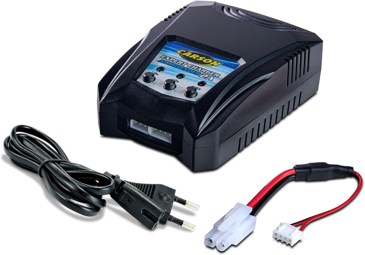 Thijox - Expert Allrounder LiPo/NiMH 2A Oplader - Snellader voor Lithium en NiMH Accu's met Balancerfunctie voor RC-toepassingen, Gebruiksvriendelijk