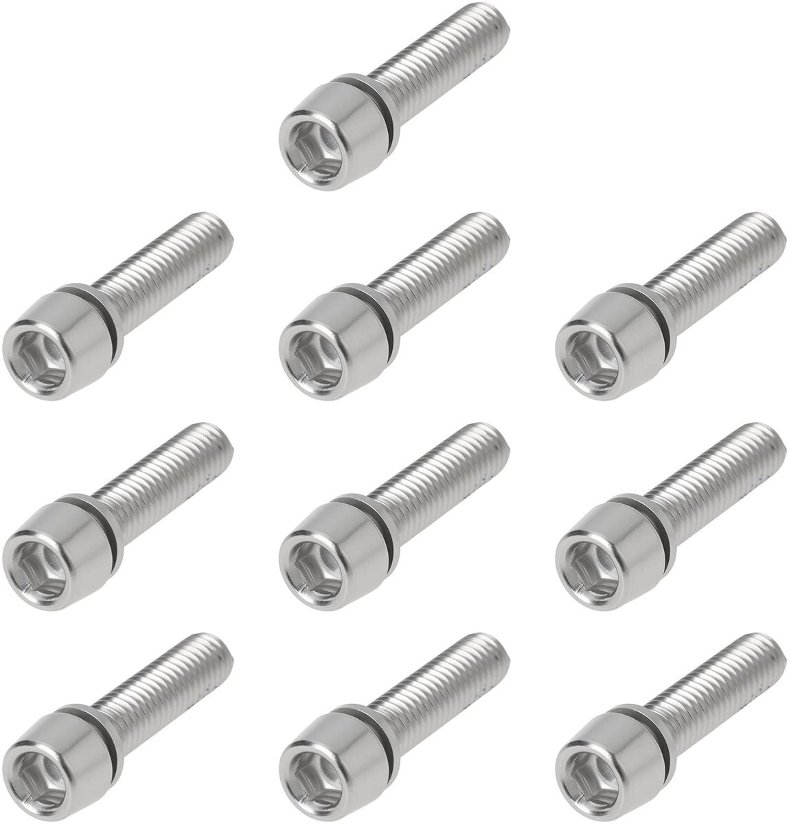 Dailygoods - 10 Stuks Fiets Stuurpen Bouten M5x20mm RVS