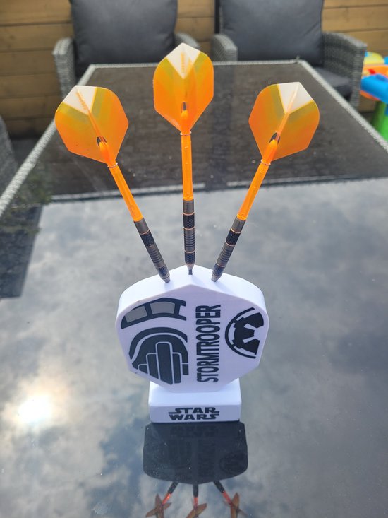 dartshouder dartspijlen stormtrooper van 3D — afbeelding 3