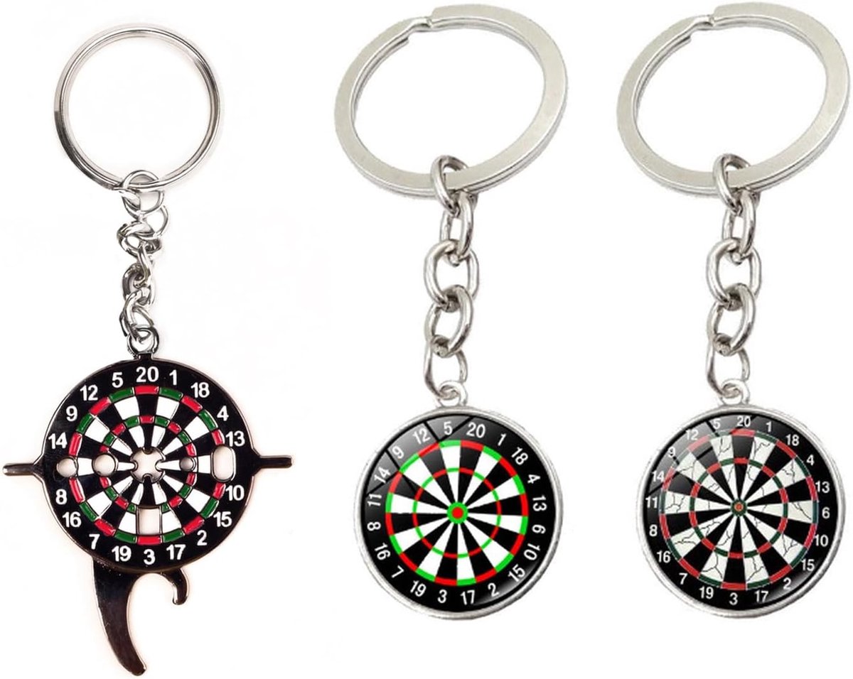 1 Stuk Dart Tool Accessoire met 2 Dartborden, Sleutelhanger en Flesopener - Dart Cadeau, Dart Decoratie, Dart Houder, Perfect voor Dartliefhebbers