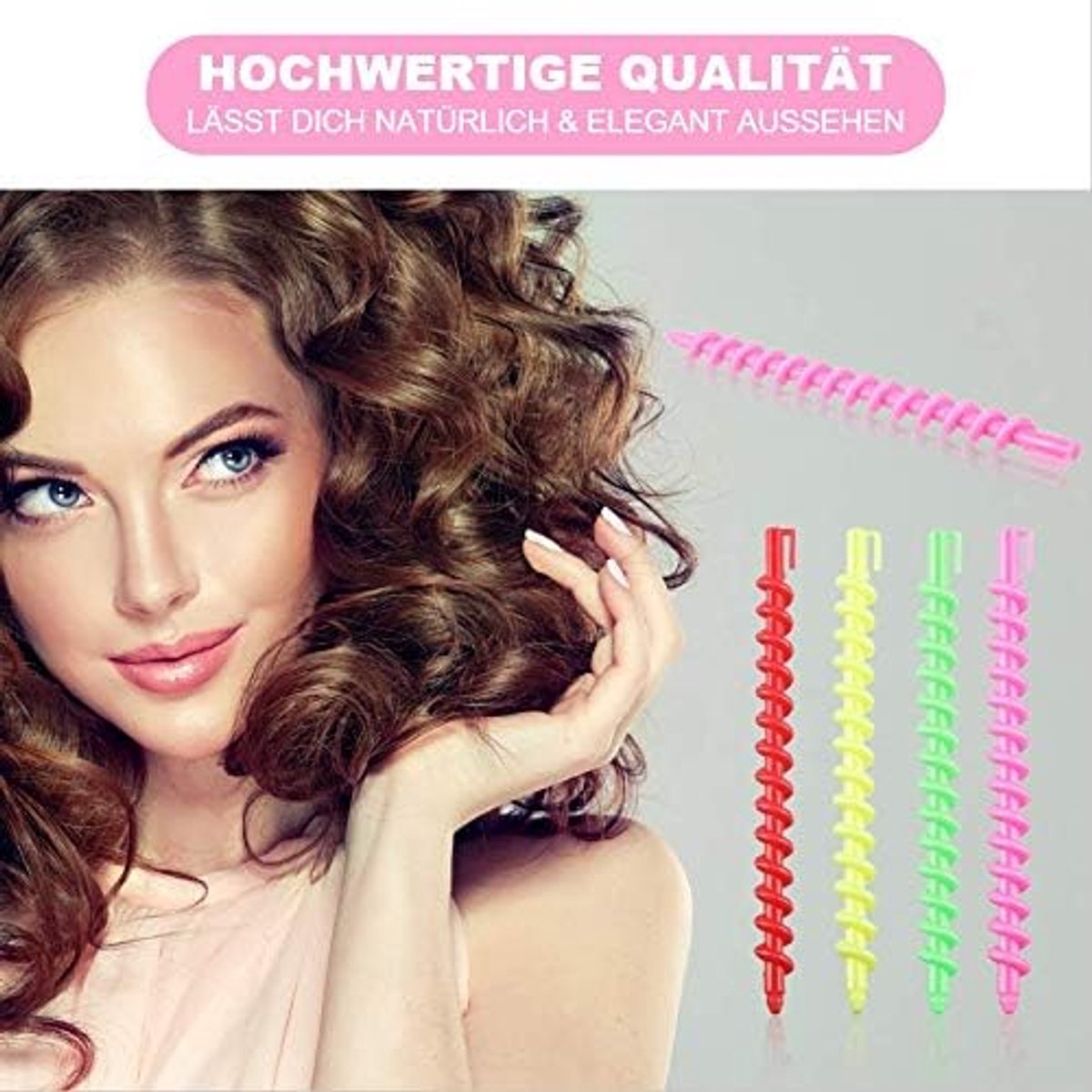 Thijox - 32 Stuks Magic Spiraal Krulspelden Curler - Hittevrije Krullen voor 's Nachts - Haarstyling Accessoires voor Feest, Camping en Dagelijks Gebr