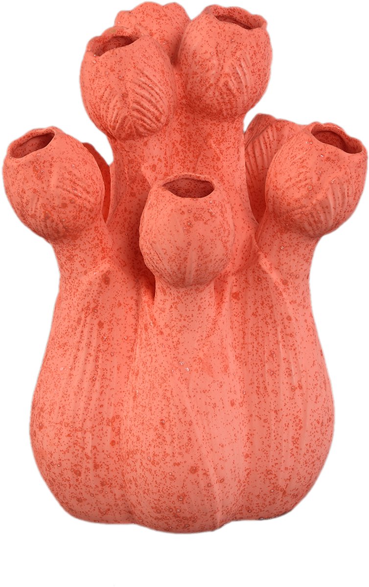 PTMD Ellodie Pink Ceramic Tulip Shaped Tulip Vase M
