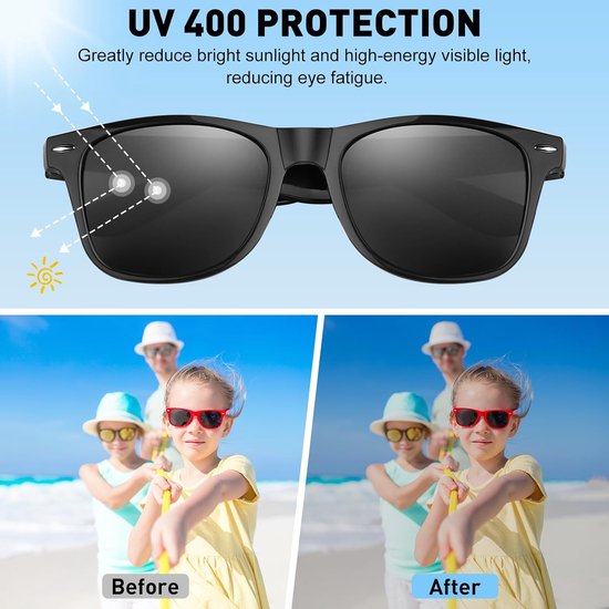 Neon Zonnebrillen voor Kinderen - 12 Pack Kleurrijke Zonnebrillen voor Feestjes, Strand en Zwembad van Funcredible — afbeelding 2