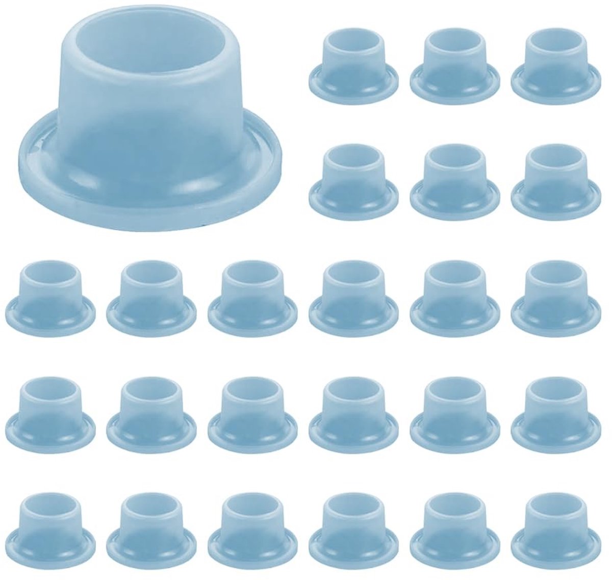 Dailygoods- Afdichtring 50 Stuks - Lekvrij - Siliconen - Waterdicht - Driehoekige Klep - Duurzaam Materiaal - Pakkingen