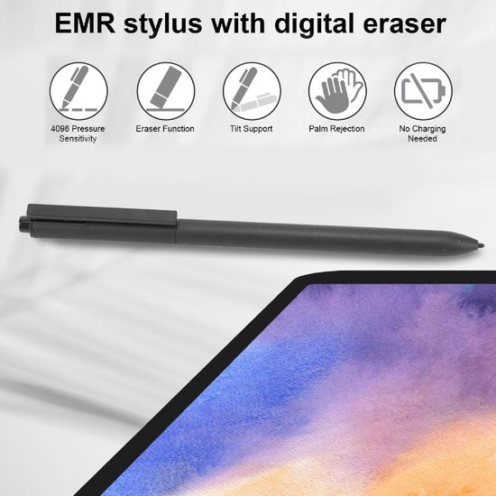 Dailygoods - Digitale Stylus met Gum voor Opmerkelijke Tablets — afbeelding 4