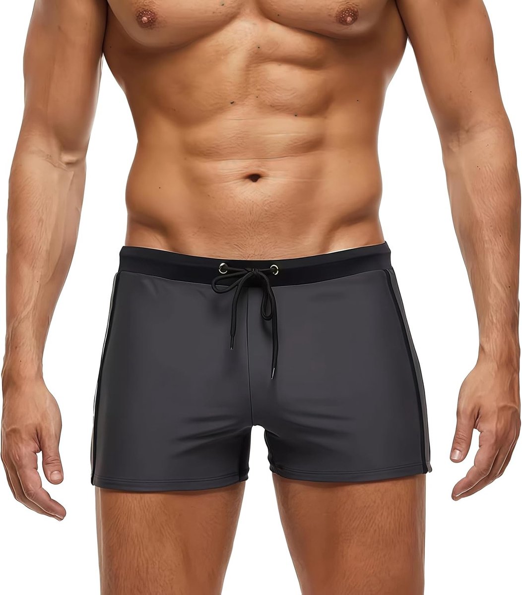 Zwemshorts voor Mannen en Jongens - Verstelbare Zwemkleding voor Training en Vrije Tijd, Sneldrogend en Comfortabel
