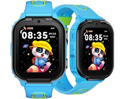 DOOGEE Anyscene S1 4G - GPS Horloge Kind - Smartwatch Kinderen - Video oproepen - Android OS - 1.83" IPS Scherm - 1GB+8GB - 800mAh - GPS/LBS/WiFi Locatie - Hartslag & Bloeddruk Monitor - IPX7 Waterdicht - Geschikt voor iPhone en Android - Blauw