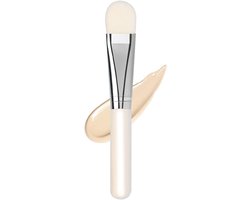 Gezichtsmasker Toepassing Borstel, Wit Zacht Kunstmatig Vezel Borstel Hoofd Cosmetische Tool voor…