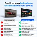 Vergelijk je huidige tv met de Siltcon Smart TV Box voor eindeloos entertainment.