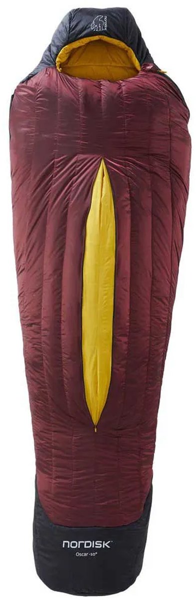 Nordisk Oscar -10° Mummy Slaapzak L, zwart/rood
