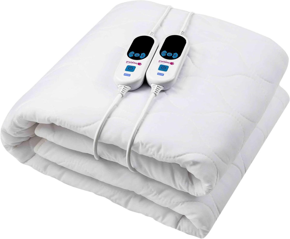 Verwarmde Matras - Elektrische Onderdeken - Warme Nachten - Snel Verwarmend - 150x160 cm - Wit