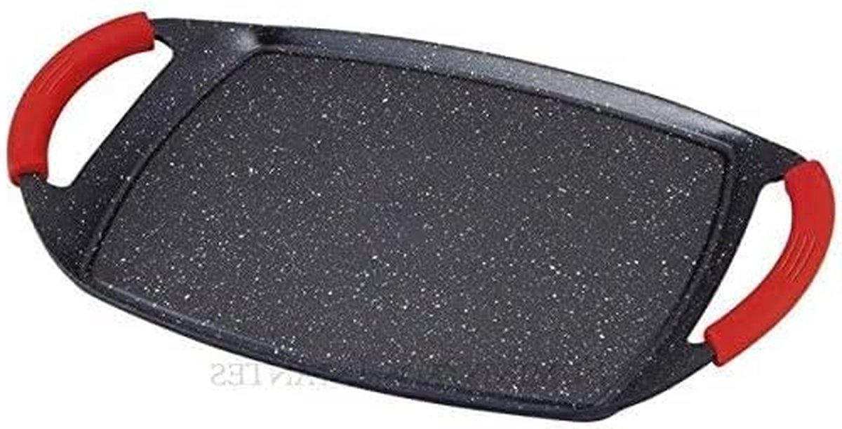Koekenpan Steenlook - Non-stick Pan - Koken op Inductie - PFOA-vrij - 36 cm - Zwart