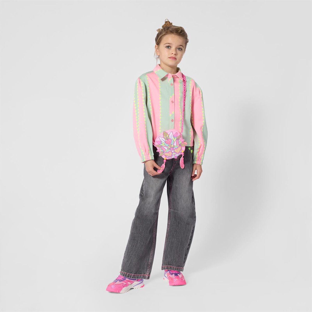 Billieblush denim trousers grijs 06A