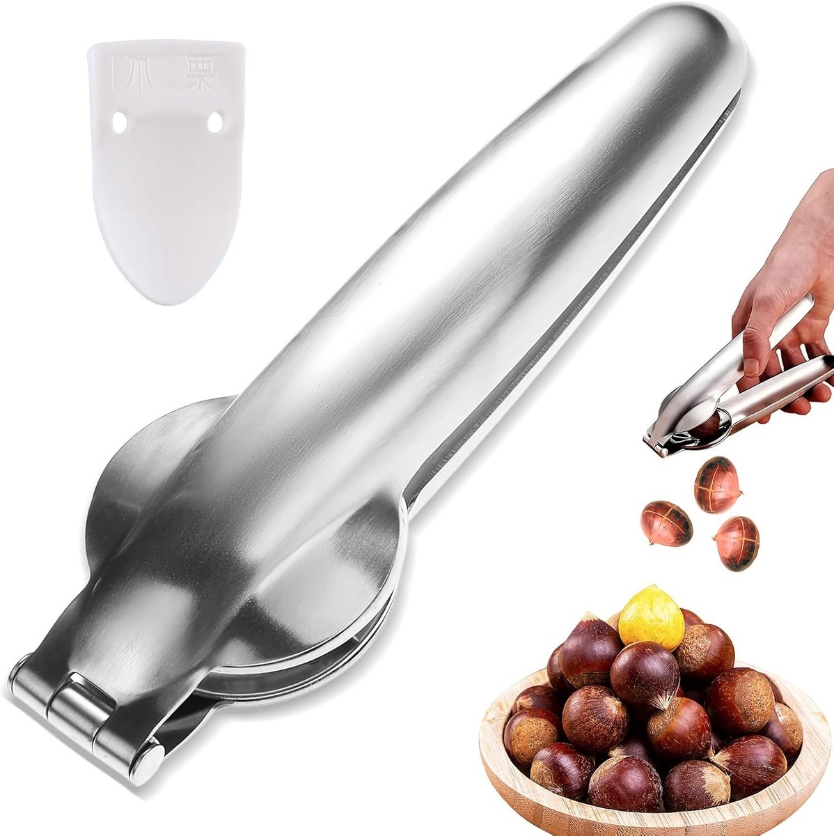 RVS Kastanje Schiller - Handige Kastanje Peeler en Noten Snijder voor Perfecte Kastanjes en Walnoten