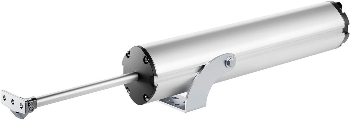 Vensteropener Spindelaandrijving - Raamautomatisering - Natuurlijke Ventilatie - Krachtige 500N - Hub 300 mm - Aluminium Grijs