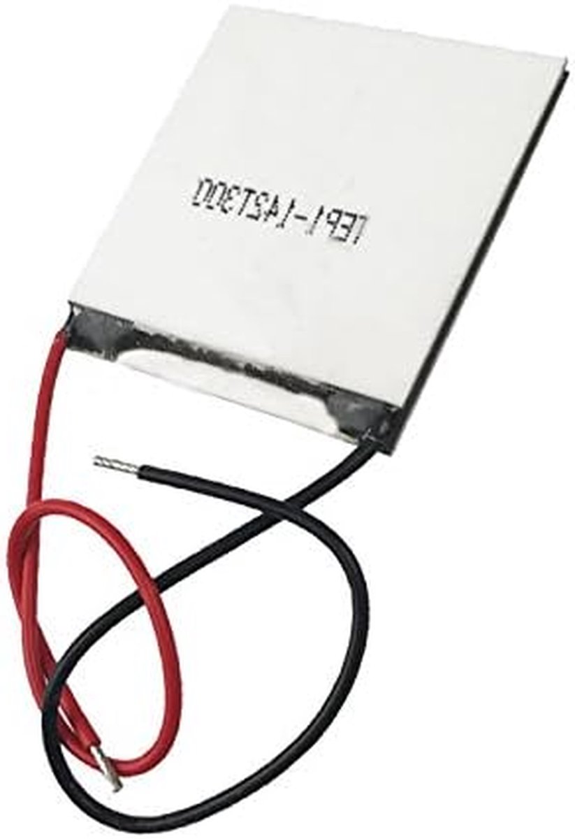 Thermo-elektrische Koeler - Peltier Element - Temperatuur Regulatie - Hoge Temperatuur Generatie - 40x40mm - Zilver