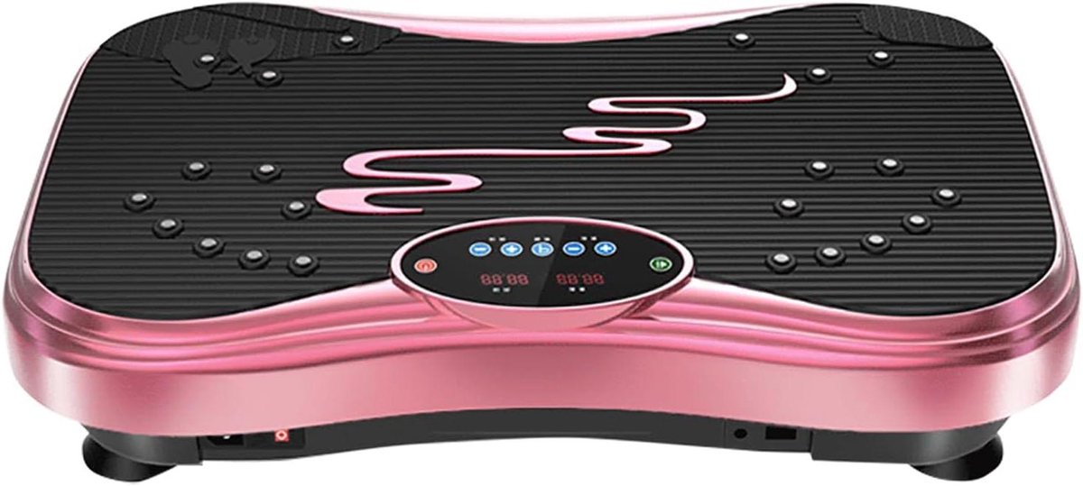 Vibratieplaat Full Body - Fitness Platform - Thuis Fitness - 999 Niveaus - XL Versie - Roze