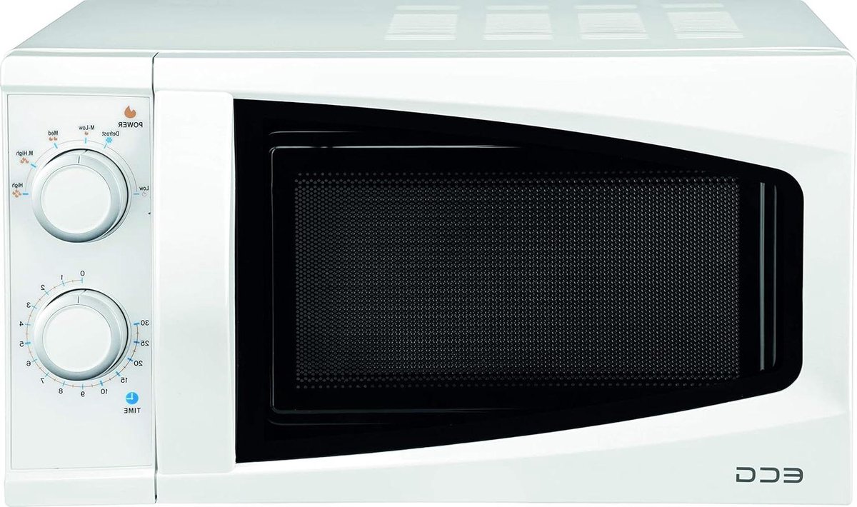 Magnetron met grill - Compacte oven - Snel opwarmen - 700 watt vermogen - 20 liter inhoud - Wit