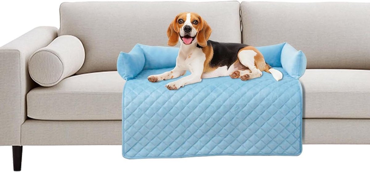 Hondendeken Bankbeschermer - Huisdier Bankmat - Meubels Beschermen - Antislip Onderkant - 75x120cm - Grijs
