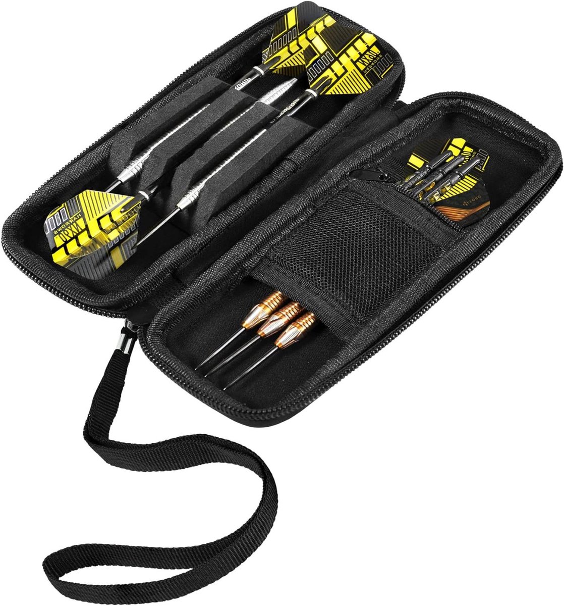 Dartcase - Dart Houder - Dart Pijlen Opbergen - Ritsluiting - 18 cm - Groen