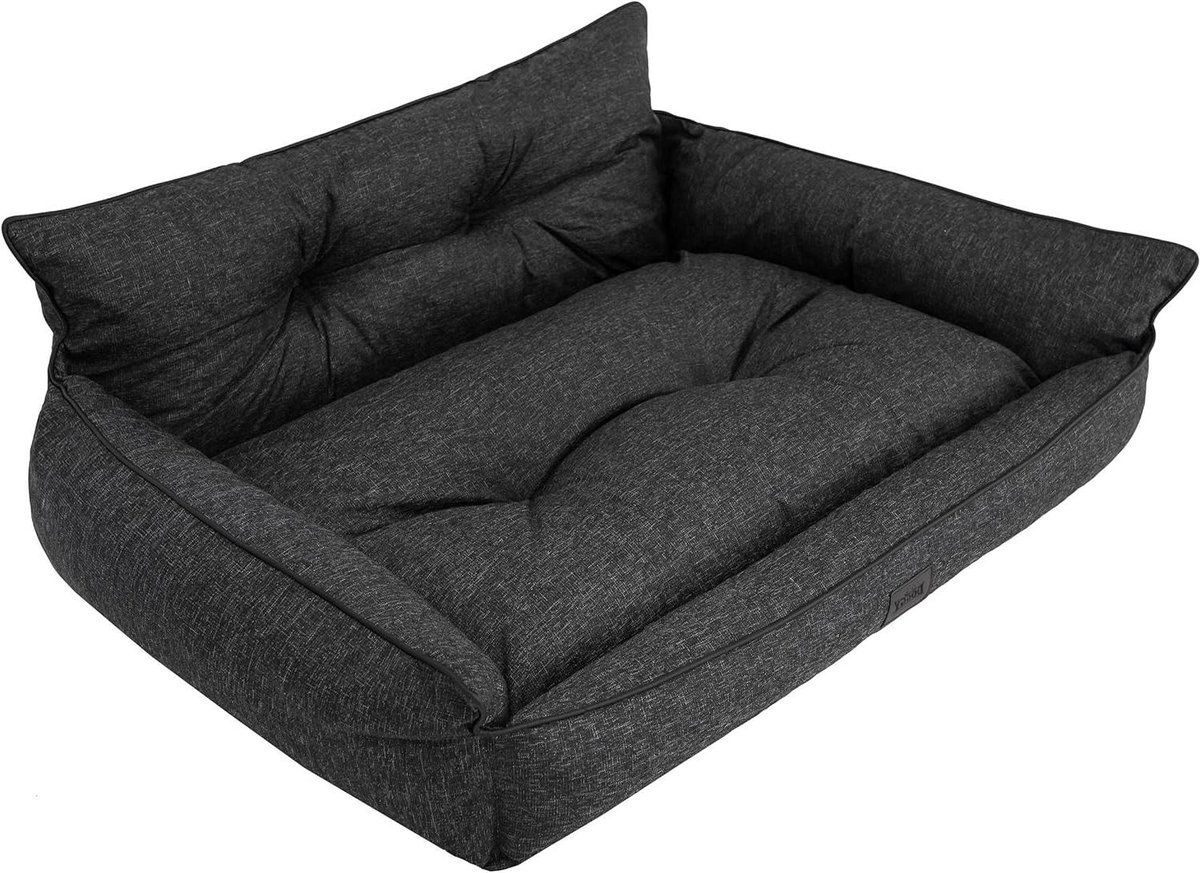 Huisdierenbed - Hondenkussen Sofa - Comfortabel Rusten - Waterafstotende Hoes - XXXL 132x106cm - Zwart