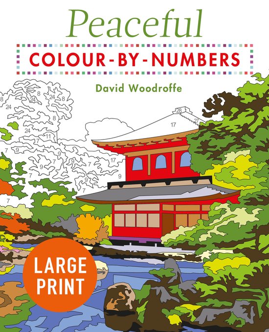 Arcturus Large Print Colour by Numbers Collection- Large Pri ... - cover