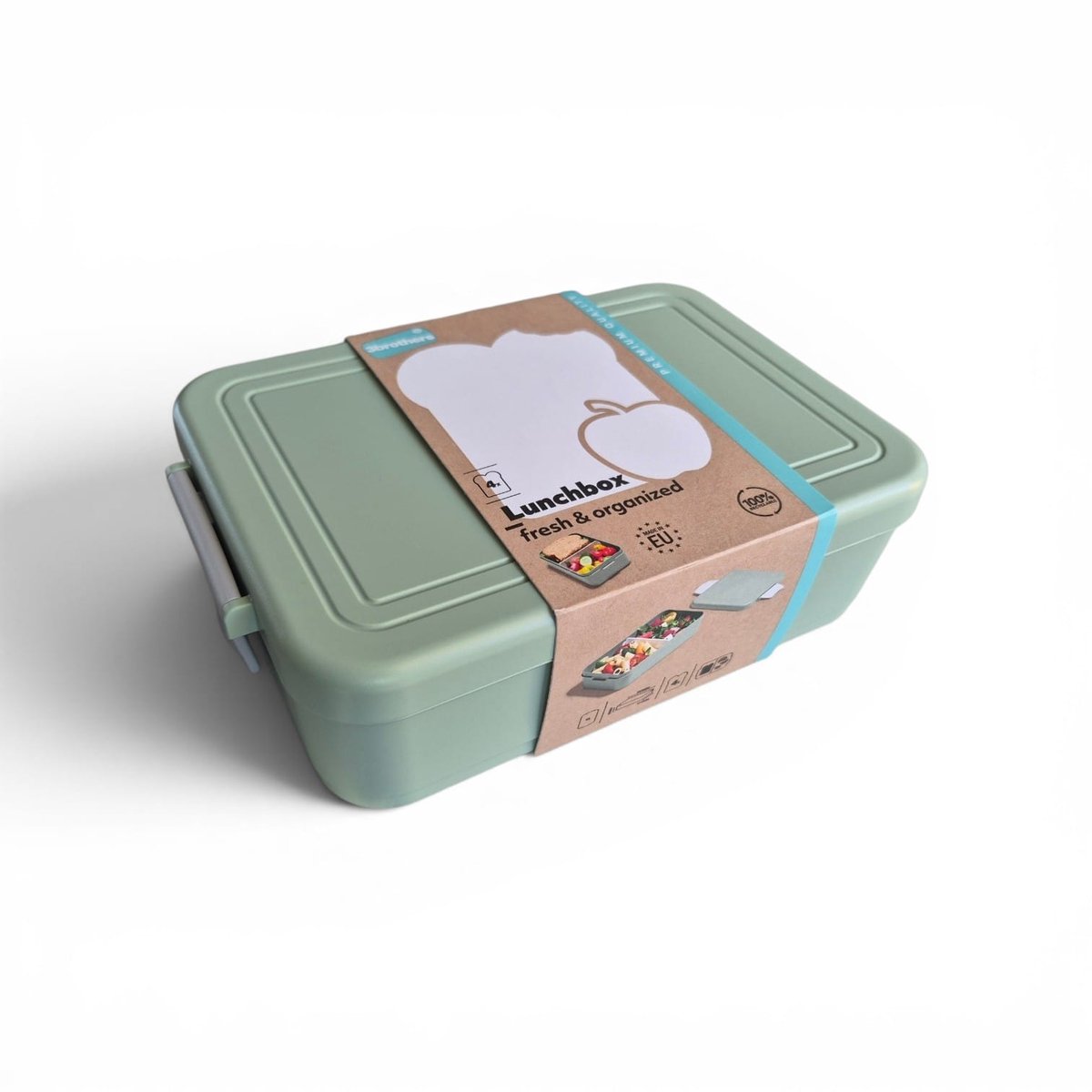 Lunchbox - 1 liter - BPA vrij - groen
