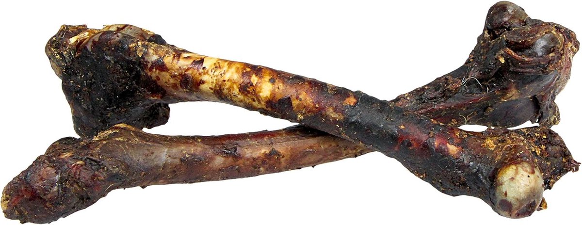 Thijox - Hertenbotten voor Kleine tot Middelgrote Honden, Hypoallergeen Kauwplezier, Harde Dijbeenderen, 2 Stuks, 20 cm, Gezond en Natuurlijk Snack