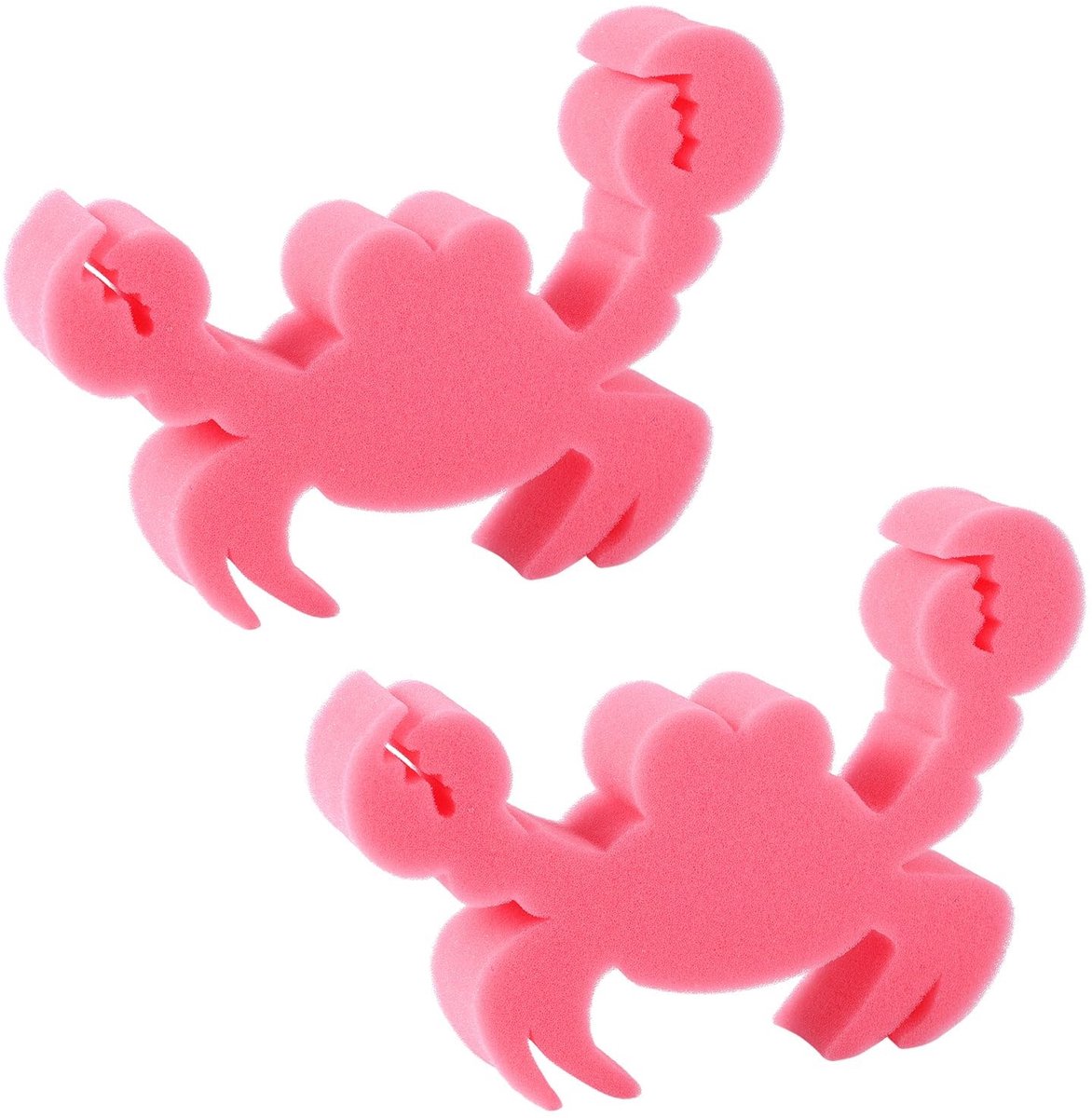 Dailygoods- Olieabsorber 2 Stuks - Krabvorm - Schoonmaakspons - Reinigingsaccessoires - Hot Tub/Spa - 20,3 x 15 cm - Schoonmaak Spons