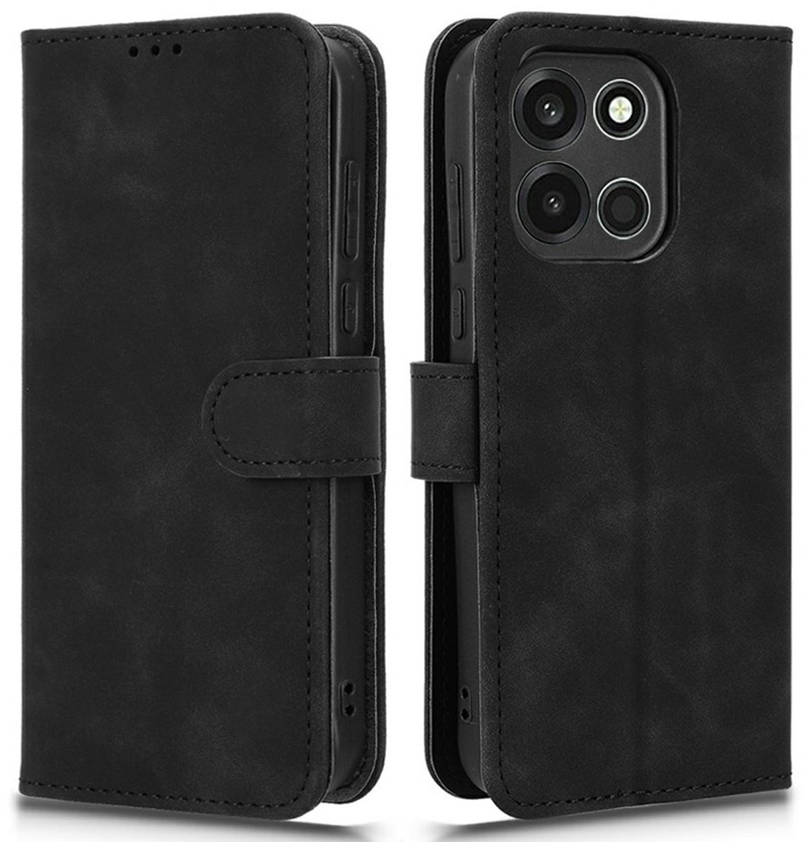 Coverup Hoesje - Geschikt voor OnePlus Nord 6 Hoesje - Coverup Book Case - Zwart