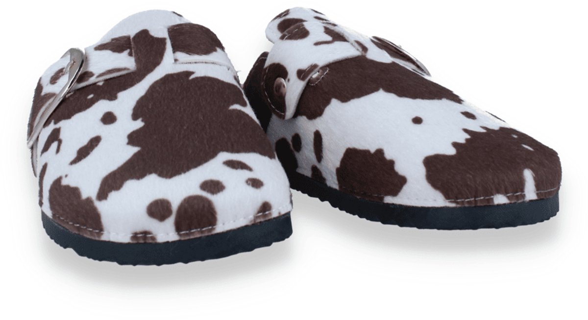 Mode-mania Dames Pantoffel | Bruin | Maat: 39