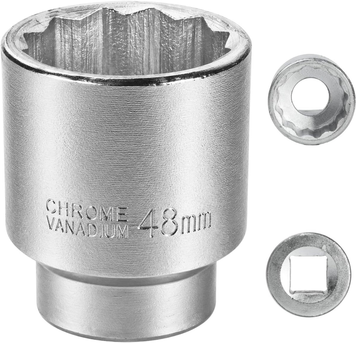 Dopsleutel 48 mm 3/4 inch 12-kant voor professioneel gebruik, hoge kwaliteit CR-MO staal en duurzaamheid